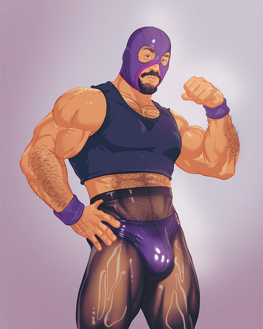 Amazed by a Shiny Spandex and Hose Collaboration with Kappiny Art