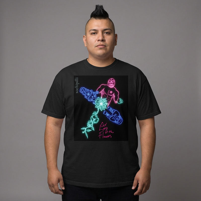 Xochipilli Cotton Structured T-Shirt