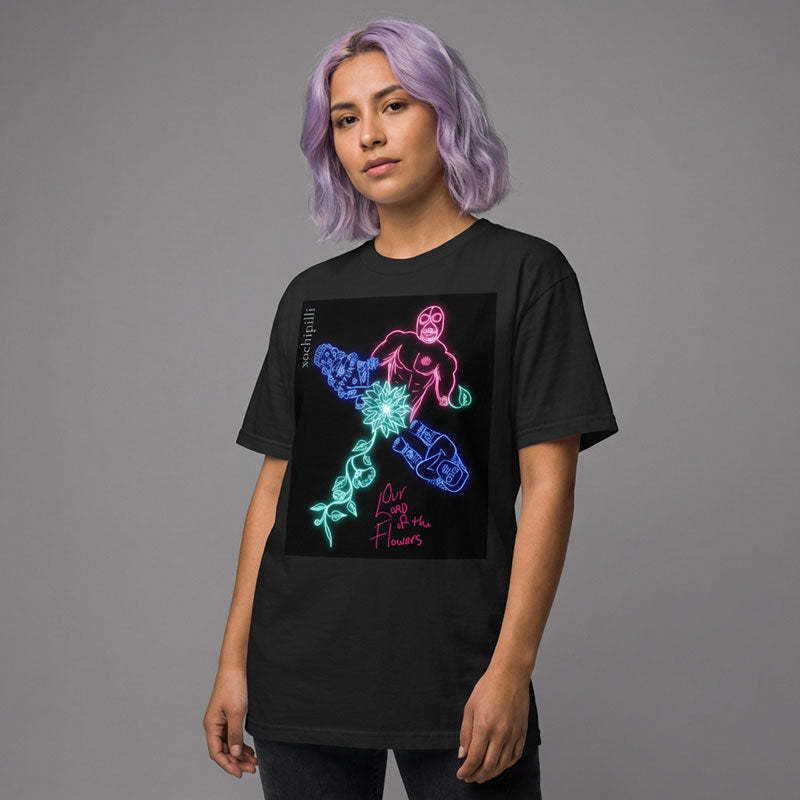 Xochipilli Cotton Structured T-Shirt